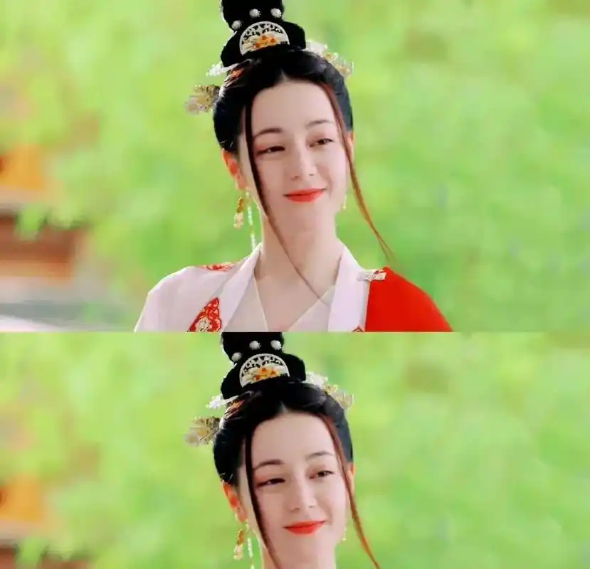 热巴古装造型翻车:龙须刘海显脸长,发际线生硬