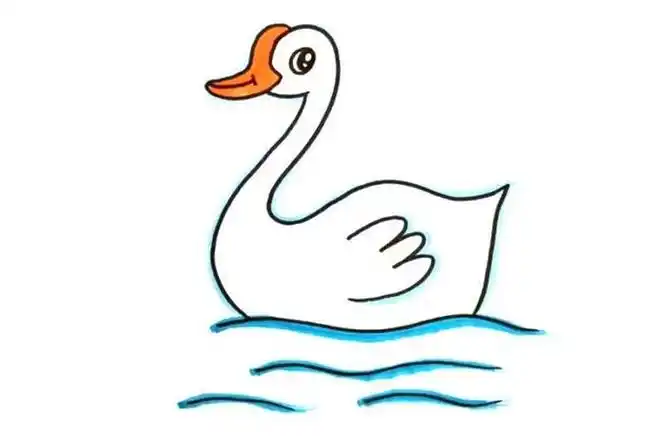 彩色的鹅简笔画集