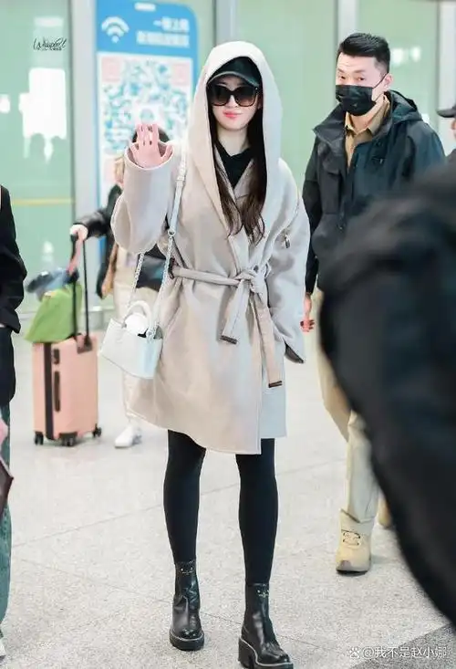 刘亦菲结束巴黎工作回国啦!机场街拍还是自然随性,星范儿十足!