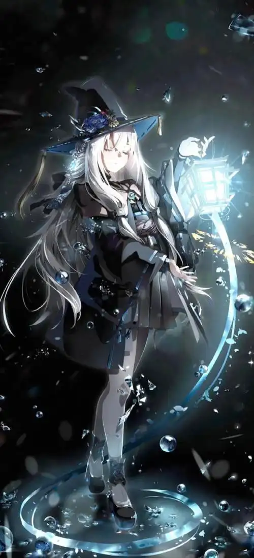 动漫美少女#动态壁纸_高清竖屏视频下载-火萤壁纸