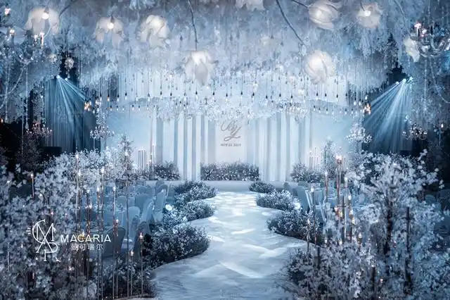dodowed婚礼案例推荐系列之曼可瑞尔浅色梦幻系婚礼布置案例