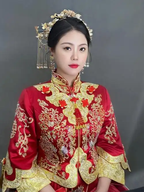 新娘造型新娘秀禾造型/中式造型_秀禾服_新娘造型_新娘_新娘跟妆_婚纱