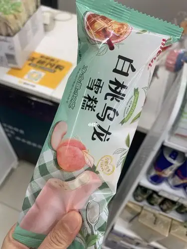 明治白桃乌龙雪糕