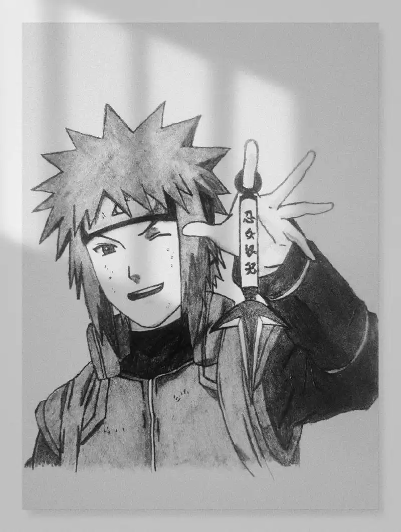 火影忍者青年水门.#火影忍者 #动漫 #画画 - 抖音