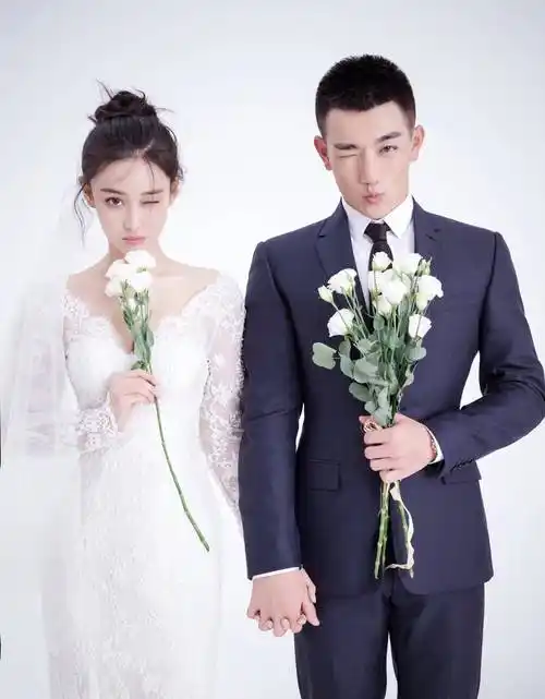原创娱乐圈明星的最美婚纱照张杰谢娜幸福唐嫣罗晋甜蜜