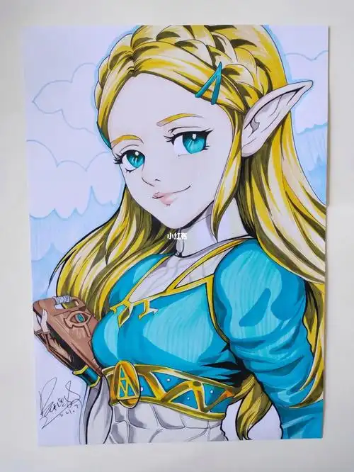 马克笔手绘动漫人物