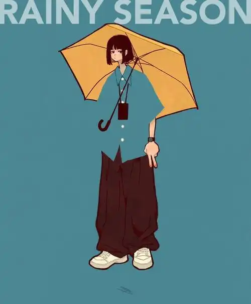 复古时尚穿搭人物插画 | syoyo