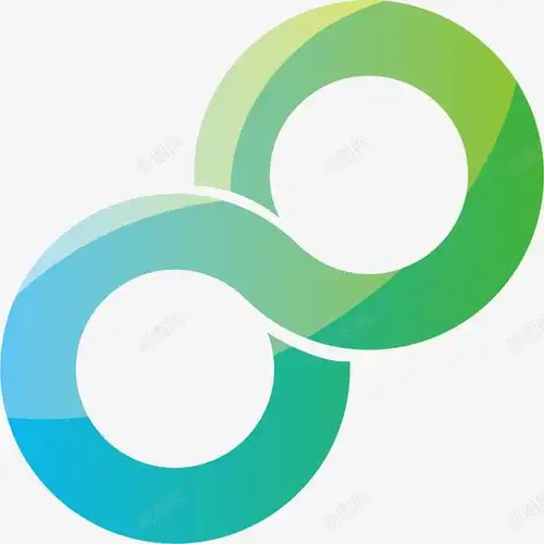 蓝绿色迷你风格无限循环