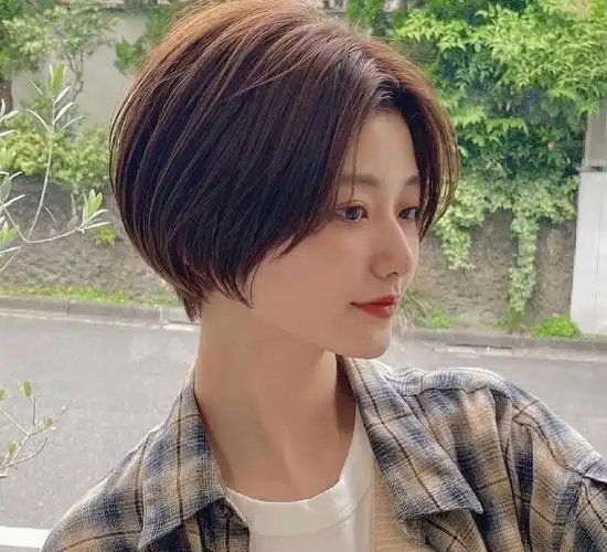 40-50岁波波头短发图片-528时尚网