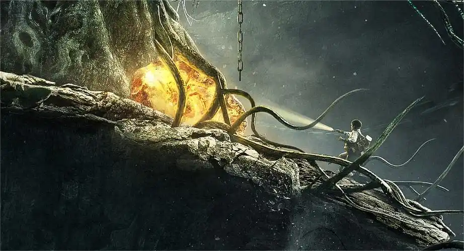 盗墓笔记秦岭神树概念海报