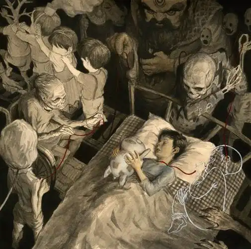 香港设计师:vincent hui诡异插画作品欣赏