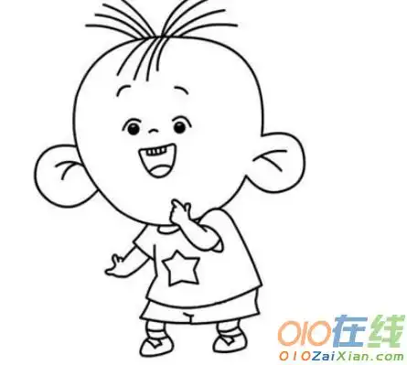 人物卡通简笔画的图片