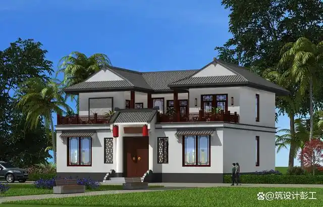 要问我们中国人骨子里最喜欢建的是什么风格的别墅还是要属中式合院