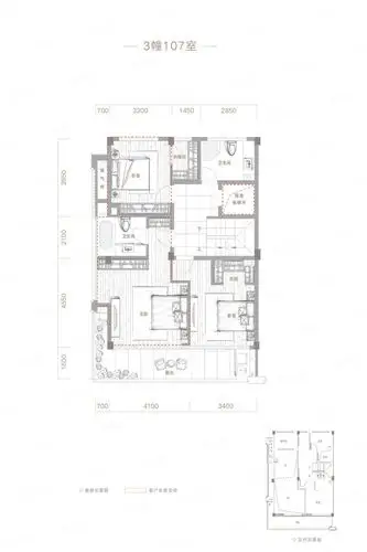 蓝城桂语江南排屋304㎡b1户型, 联排别墅_蓝城桂语江南户型图-湖州