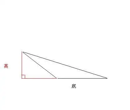 钝角三角形的面积应该怎么求?不以最长边算底的话.