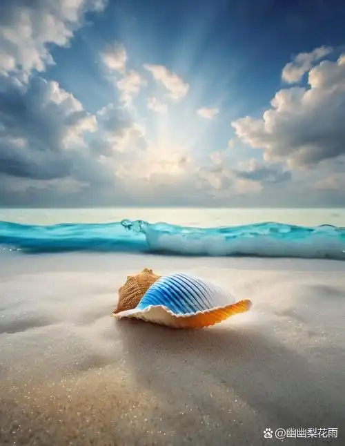 海边,沙滩,贝壳