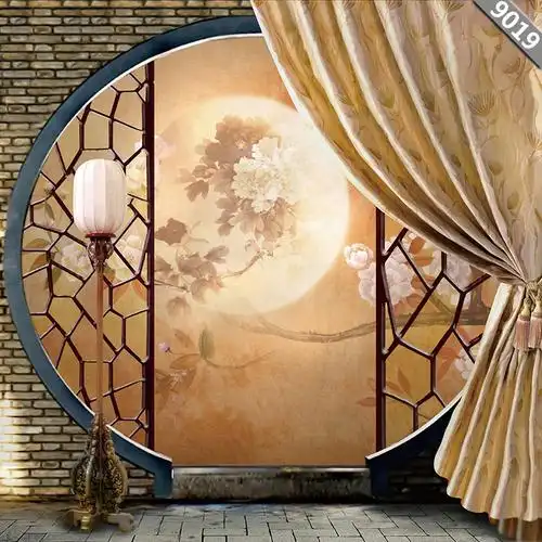 古装背景墙直播背景布古装拍照背景布摄影背景布家福古风背景纸铺麦吉