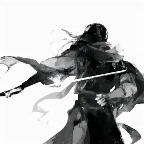 水墨古风男剑客头像 男生头像图片大全 -【爱个性】