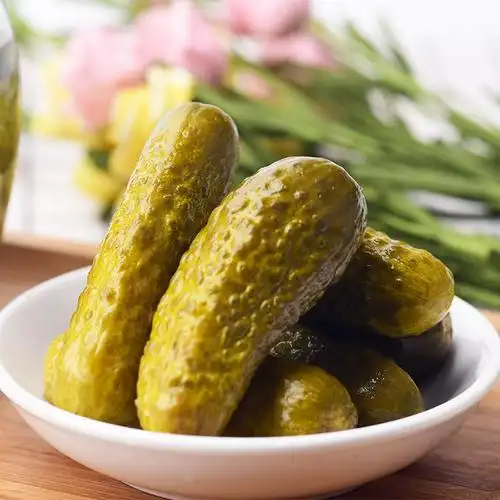 俄式酸黄瓜俄罗斯进口泡菜腌制小黄瓜罐头500g即食下饭菜汉堡 4瓶