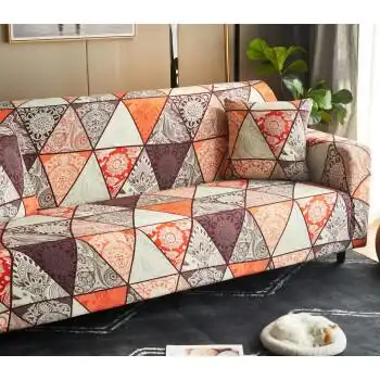 新款老式一二三组合沙发套全包 弹力沙发套罩笠全包万能套防猫抓盖布