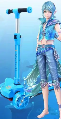 叶罗丽:官方推出新周边,水王子滑板车别扭,冰公主溜