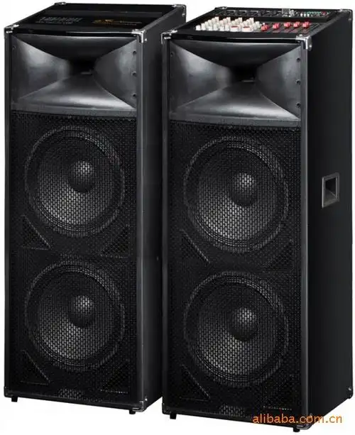 供应单十五寸大功率 ,梯形有源舞台音响图片_7
