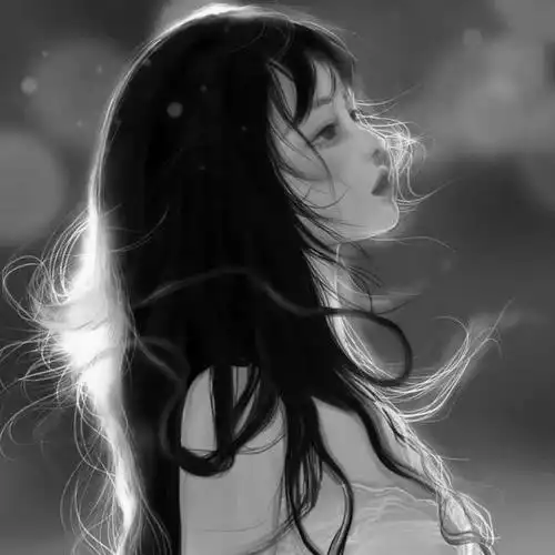 黑白头像伤感高冷图片