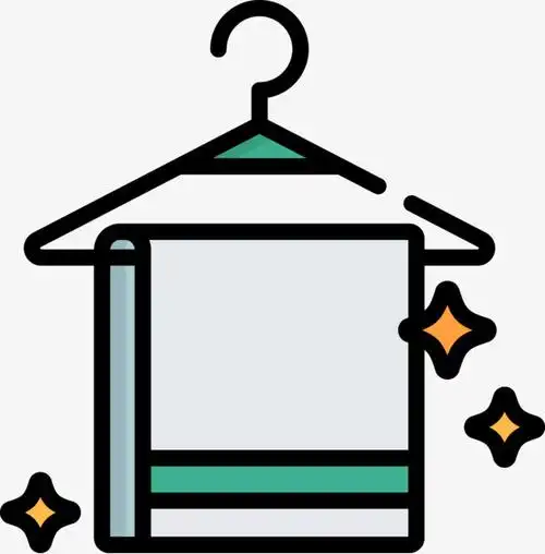 简约矢量卡通手绘衣架免扣元素设计