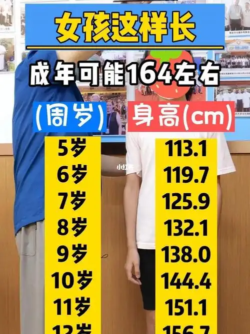 女孩成年身高164