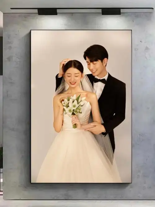 光影主纱婚纱照做相框绝75现在年轻人都这样秀恩爱