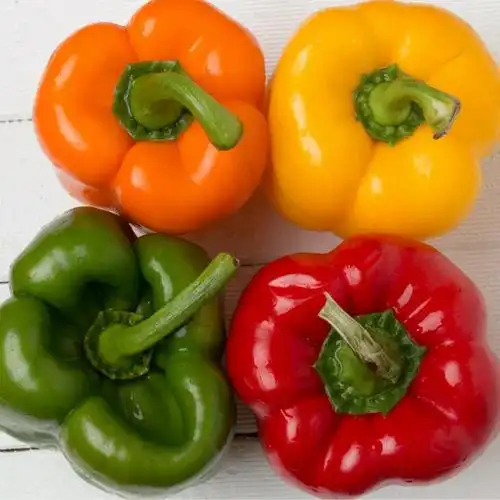 healthy fresh yellow|green chilli peppers
