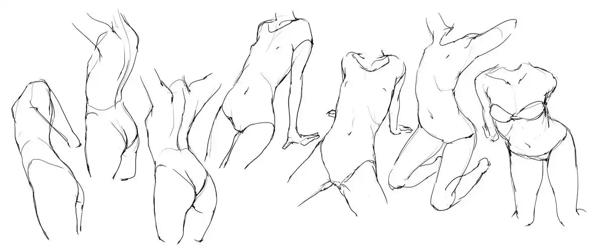 二次元绘画中,人体部分应该怎么学习?