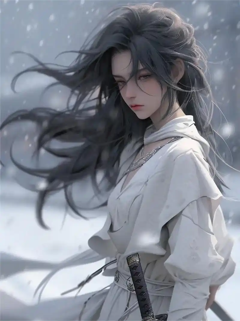 着一素衣,执剑天涯,捻尽繁华.#古风 #二次元 #国风 #武 - 抖音