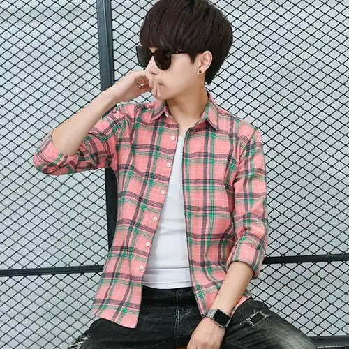 学生衬衫男初中生