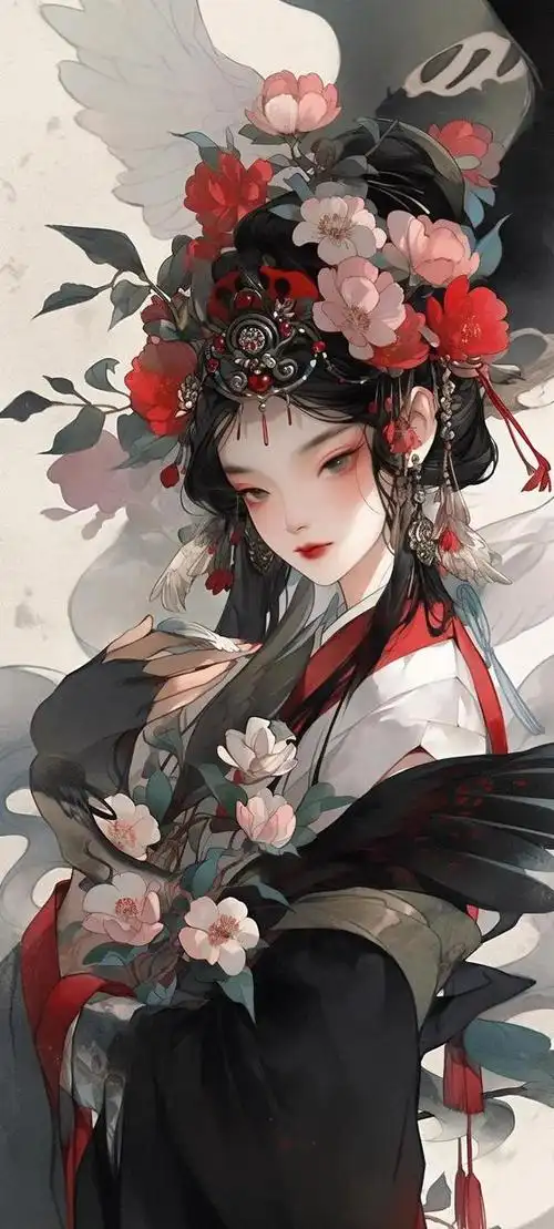 壁纸|传统色彩古风仙子