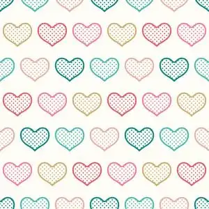 少女心图无缝的心图案照片