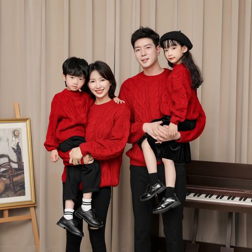 亲子装套装全家福