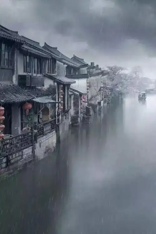 绝美江南烟雨图