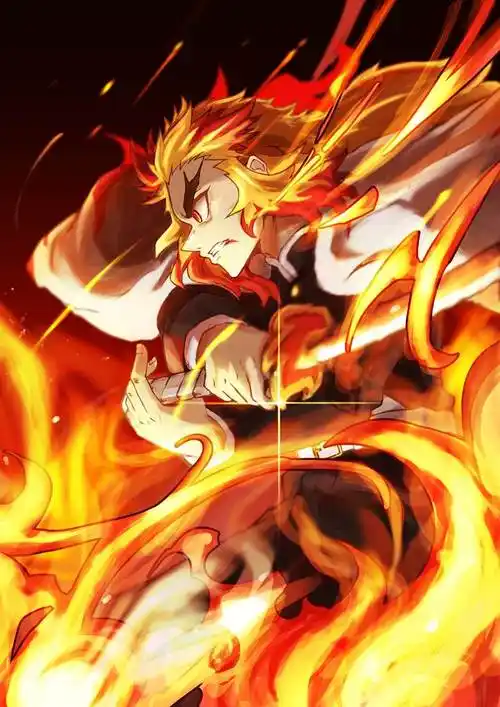 心を燃やせ|杏藏的鬼灭之刃插画图片