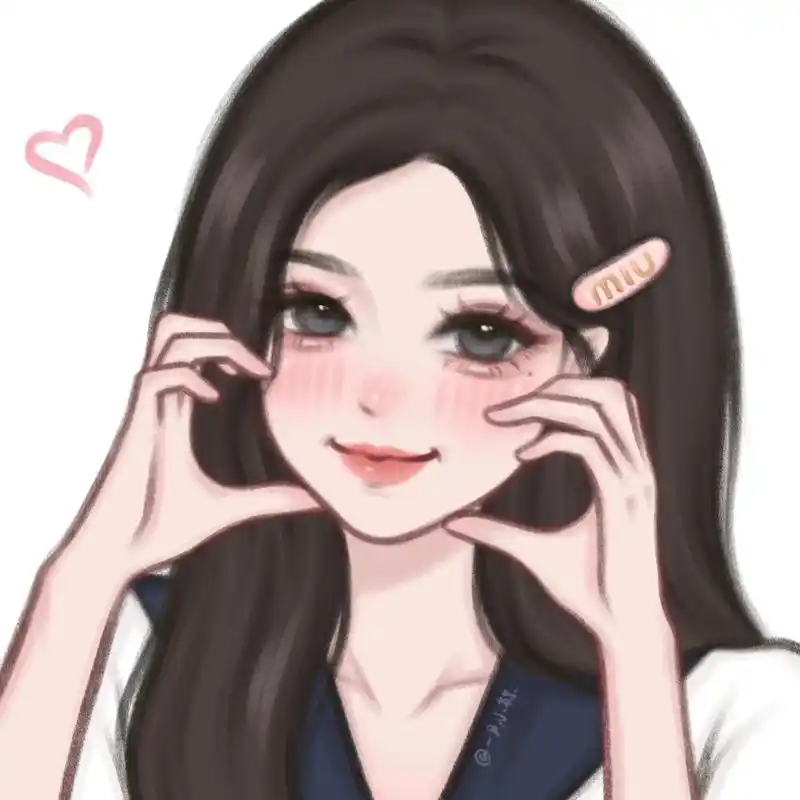 手绘头像 #女生头像 #绘画#鞠婧祎  #动漫头 - 抖音