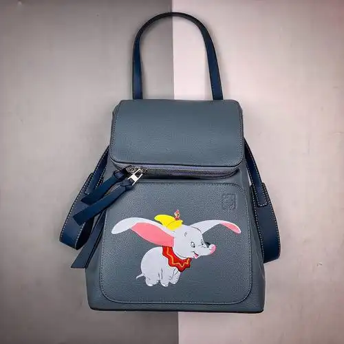 loewe罗意威推出迪士尼小飞象系列限量版双肩包—goya dumbo small