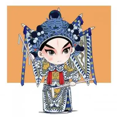 高清可爱q版京剧头像图片