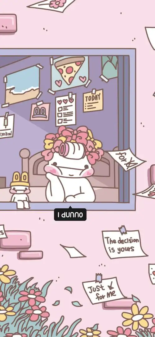 少女心壁纸 图源ins