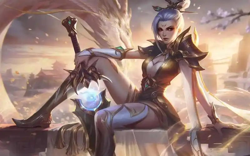 【lol】锐雯玉剑传说至臻2022皮肤演示