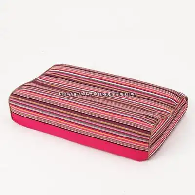 雅丁梯形枕 保健枕头 茶香枕 颈椎枕 护颈枕头藏茶枕 保健头