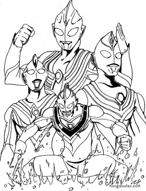 赛罗奥特曼要如何画奥特曼简笔画大全