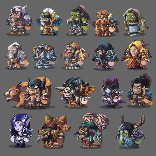 [魔兽风暴]英雄角色模型设定