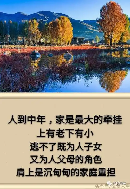 人生有一种心累它的名字叫人到中年句句戳心