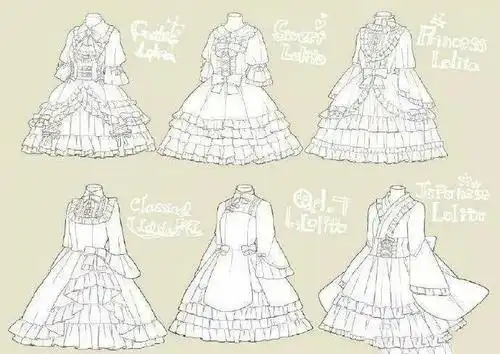 洛丽塔素材lolit洋装