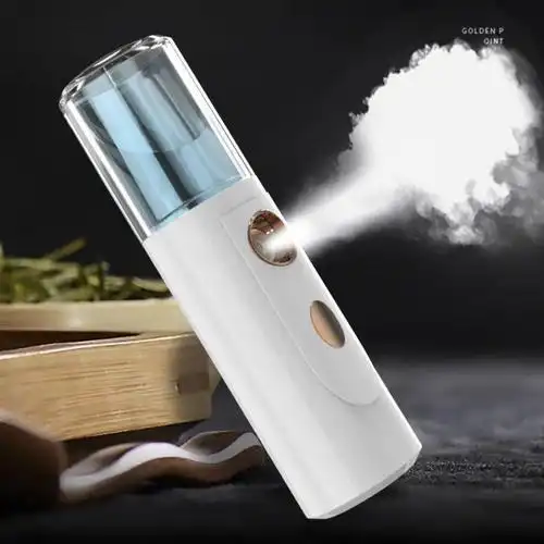 纳米喷雾补水仪冷喷保湿学生便携加湿器迷你手拿脸部办公美容仪新款